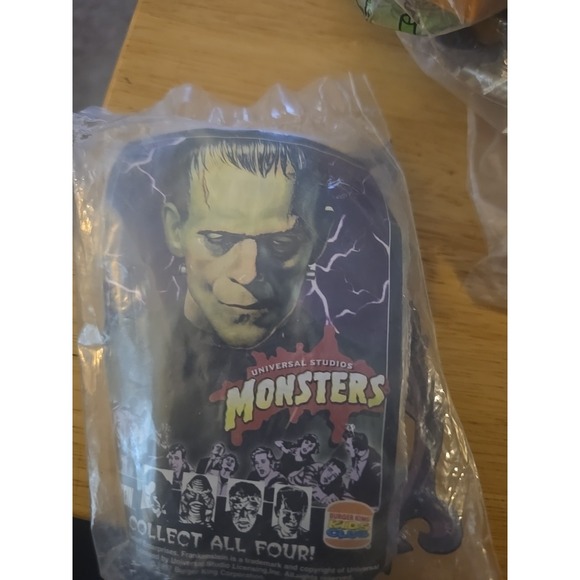 Burger King Kids Club 1997 Universal Studios Monsters Frankenstein New Sealed - Picture 2 of 7